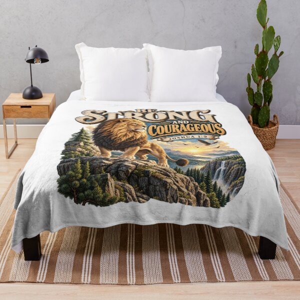 Item preview, Joshua 1:9 Be Strong and Courageous – Christian Bible Verse designed and sold by FaithArt777.