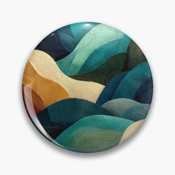 Item preview, Abstract Wavy Hills With Embroidered Texture designed and sold by Aliforall.