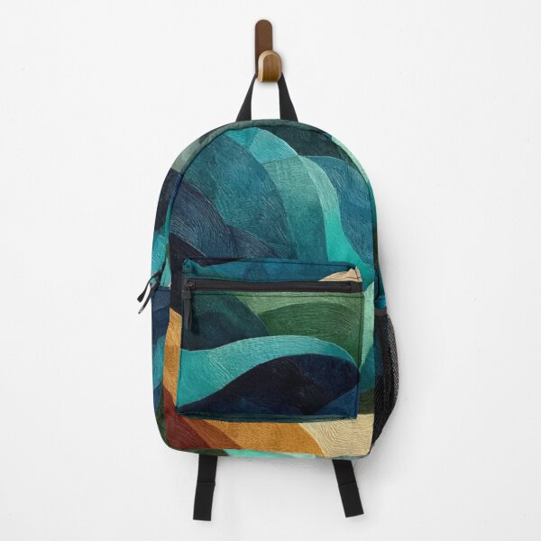 Artikelvorschau, Abstract Wavy Hills With Embroidered Texture entworfen und verkauft von Aliforall.