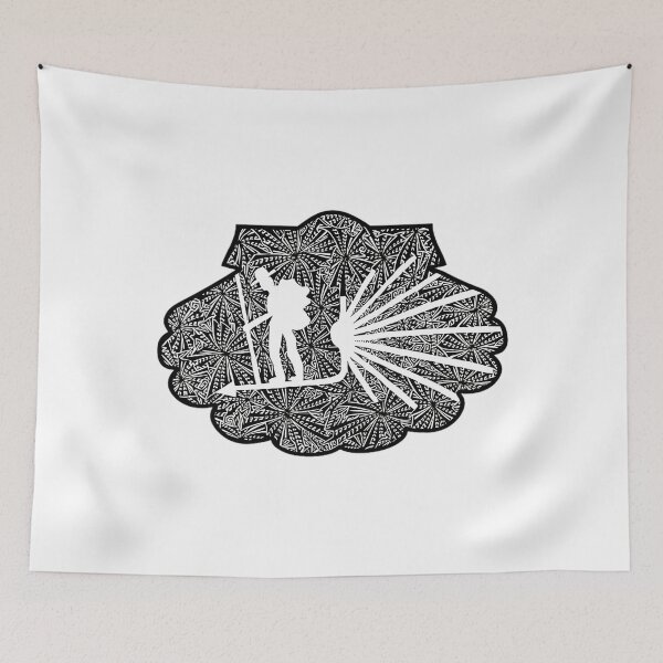 Item preview, Way Of St. James Pilgrims designed and sold by BillieHernandez.
