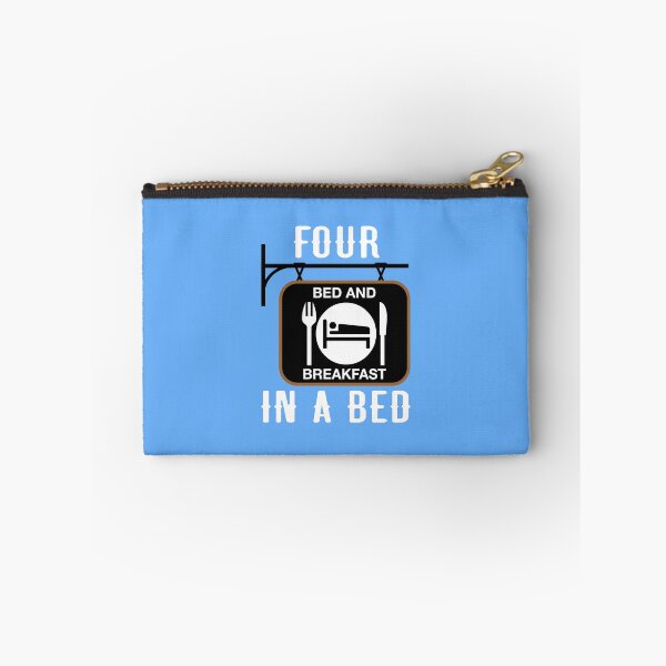 Item preview, “Four In A Bed” Hanging Sign (on Blue) designed and sold by PawsitiveMum3.