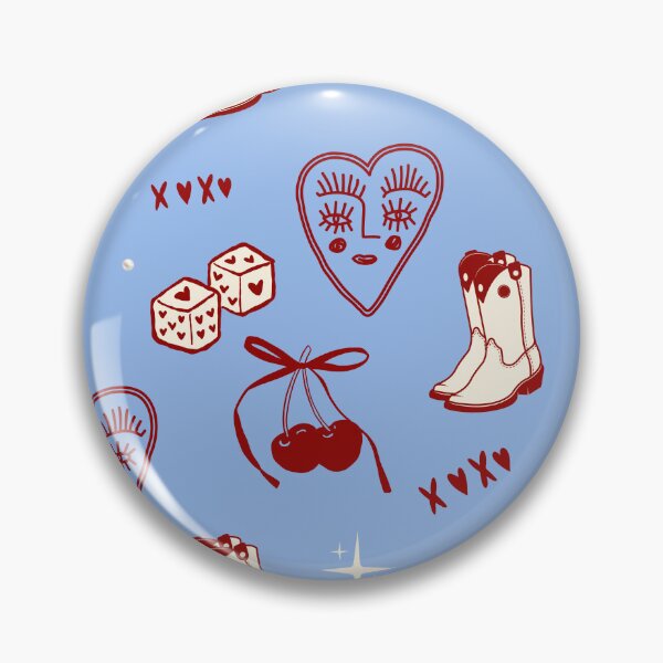 Item preview, Western Coquette Cowgirl Valentine Pattern designed and sold by jianina-alondra.