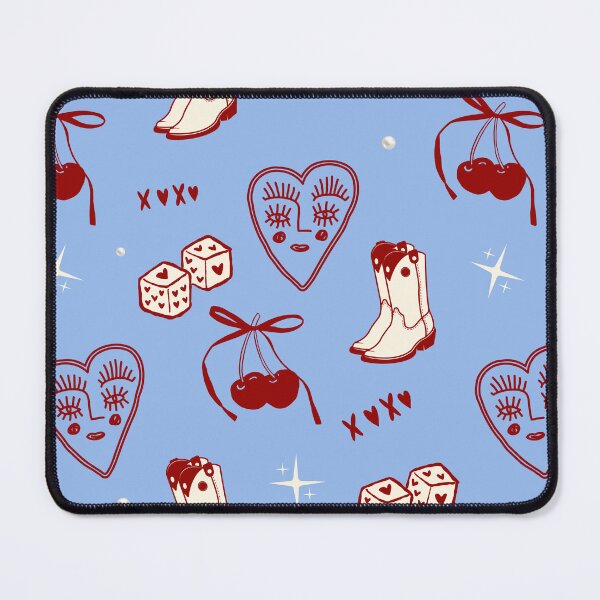 Item preview, Western Coquette Cowgirl Valentine Pattern designed and sold by jianina-alondra.
