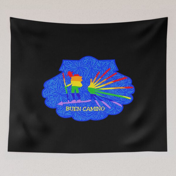 Item preview, Way Of St. James Pilgrims designed and sold by BillieHernandez.
