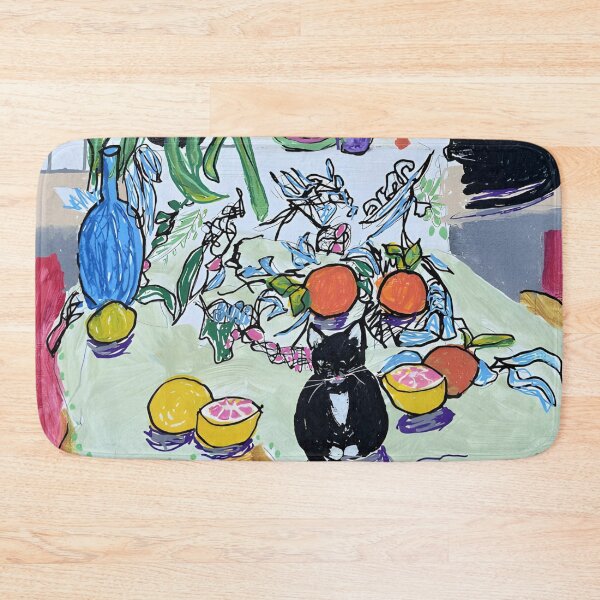 Item preview, Citrus Table Scene & Black Kitties designed and sold by startruth.