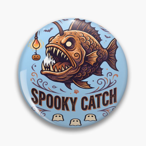 Item preview, Spooky catch - Halloween for fish lovers designed and sold by ParadoxParadox.