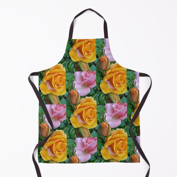 Item preview, Yellow and Pink Roses with Morning Dew Drops designed and sold by ObjectAndNature.