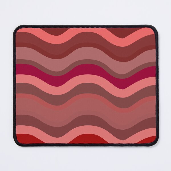Item preview, Red Waves Seamless Pattern - Abstract Ocean Wave Aesthetic designed and sold by ZorianArt.