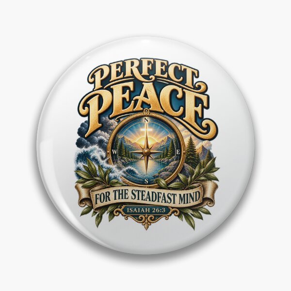 Item preview, Isaiah 26:3 Perfect Peace – Christian Bible Verse designed and sold by FaithArt777.