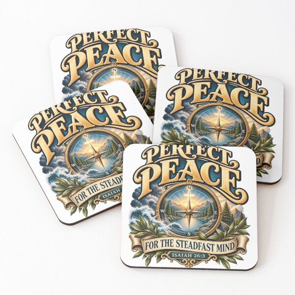 Item preview, Isaiah 26:3 Perfect Peace – Christian Bible Verse designed and sold by FaithArt777.
