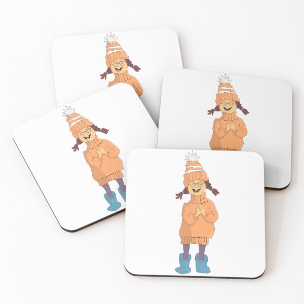 Item preview, Gute Girl in Winter Hat with Glasses designed and sold by Tanya19742000.