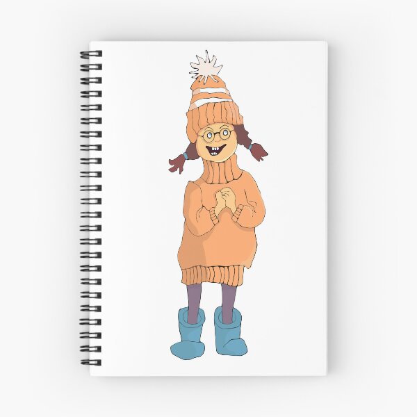 Item preview, Gute Girl in Winter Hat with Glasses designed and sold by Tanya19742000.