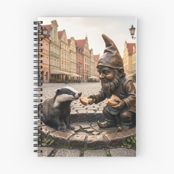 Item preview, Badger Gnome Art Print – Badger Lover Gift, Poland Travel Decor designed and sold by Purrfecta.
