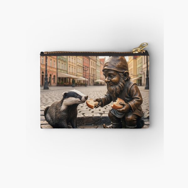 Item preview, Badger Gnome Art Print – Badger Lover Gift, Poland Travel Decor designed and sold by Purrfecta.