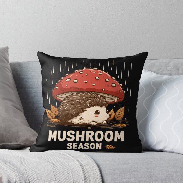 Item preview, Mushroom Season – Autumn Cute Hedgehog Under a Mushroom designed and sold by AceEye.