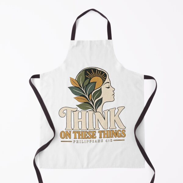 Item preview, Think On These Things – Philippians 4:8 Bible Verse designed and sold by FaithArt777.
