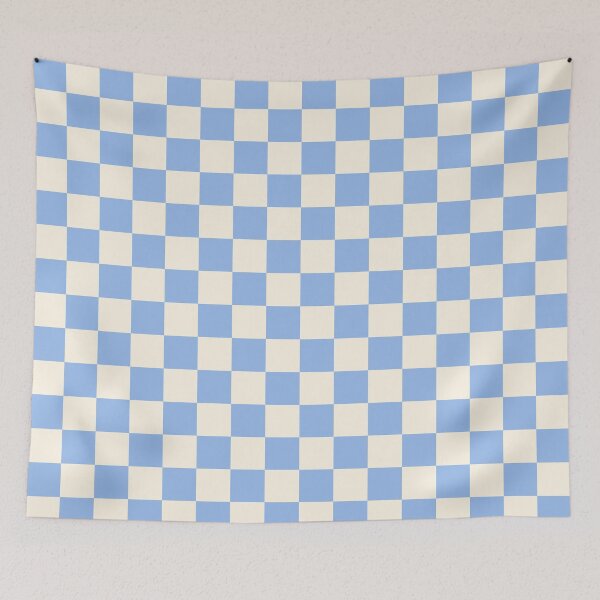 Item preview, Blue Checkerboard Seamless Pattern designed and sold by jianina-alondra.