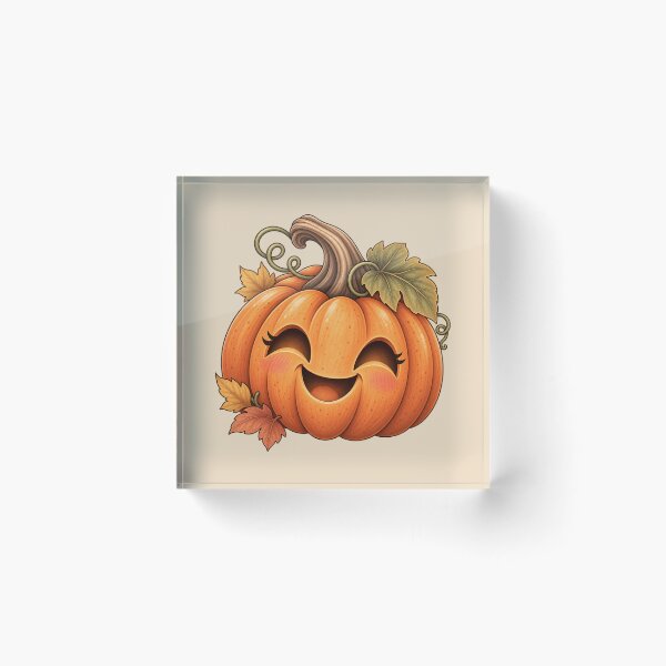 Item preview, Cute Smiling Jack O’ Lantern – Happy Fall Pumpkin designed and sold by HO•Designs.