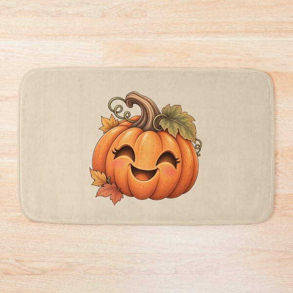 Item preview, Cute Smiling Jack O’ Lantern – Happy Fall Pumpkin designed and sold by HO•Designs.