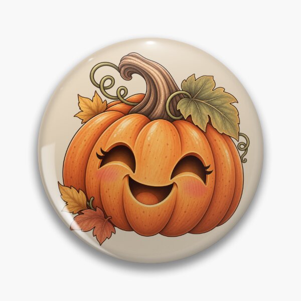 Item preview, Cute Smiling Jack O’ Lantern – Happy Fall Pumpkin designed and sold by HO•Designs.