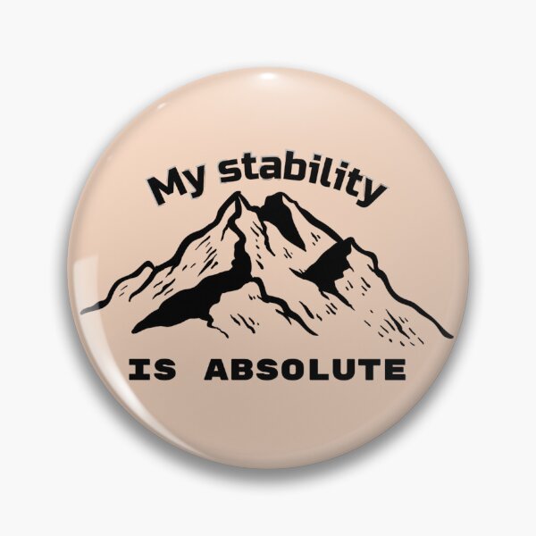 Item preview, MY STABILITY IS ABSOLUTE design designed and sold by hypnoses.