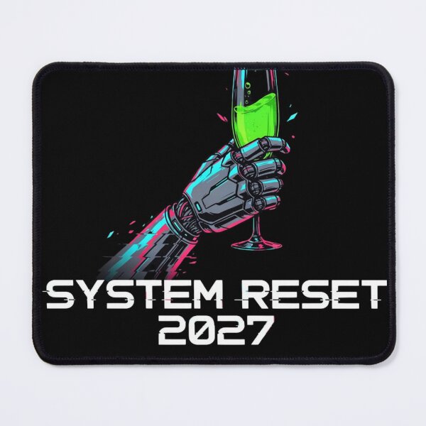 Item preview, Cyberpunk New Year System Reset 2027 - Future Tech Wear designed and sold by wyzin39.