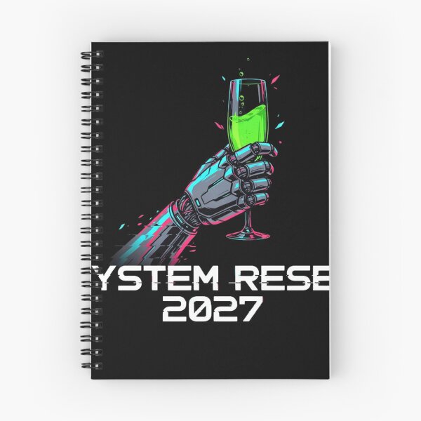 Item preview, Cyberpunk New Year System Reset 2027 - Future Tech Wear designed and sold by wyzin39.