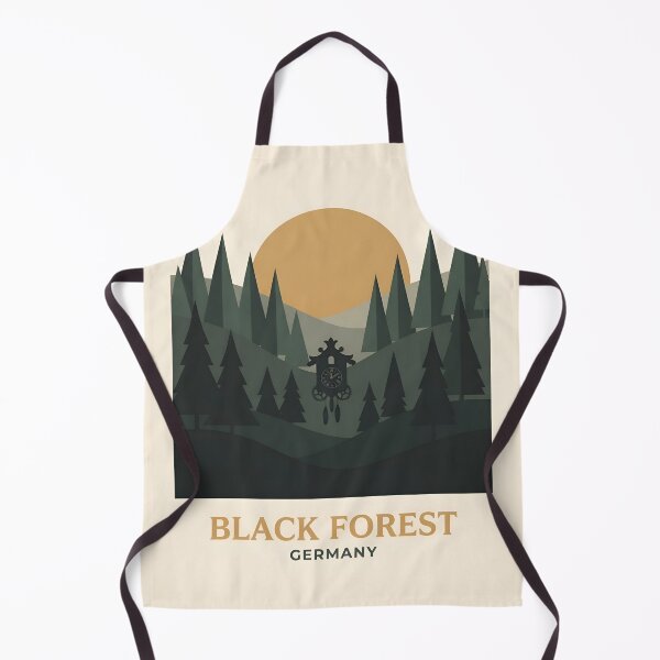 Item preview, Black Forest Germany Vintage Travel Poster - Minimalist Woodland Art Print designed and sold by DuckOddity.