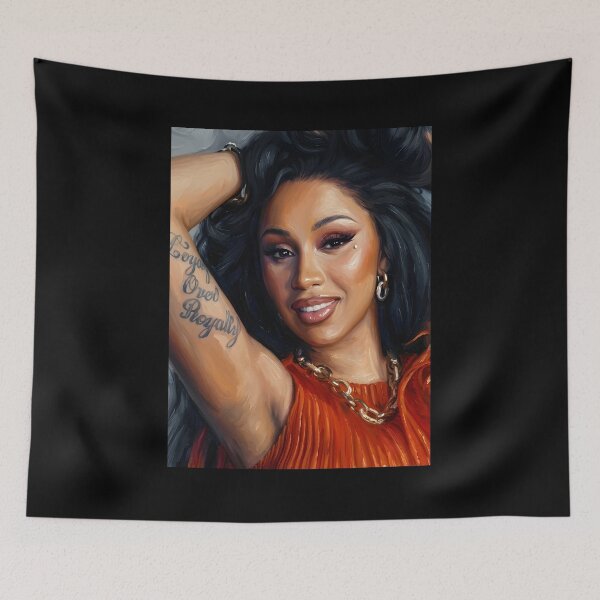 Item preview, Cardi B Oil Painting designed and sold by maretsad.