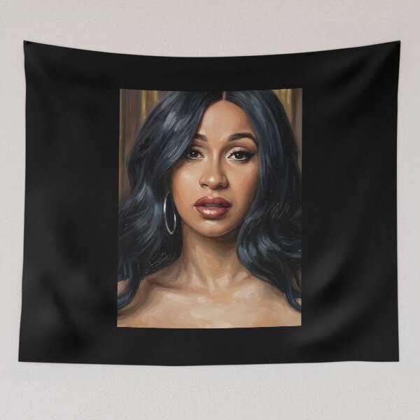 Item preview, Cardi B Oil Painting designed and sold by maretsad.