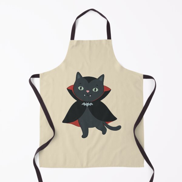 Item preview, "Vampurr" Cute Black Cat Vampire Halloween Costume Spooky designed and sold by Cipher & Soul.