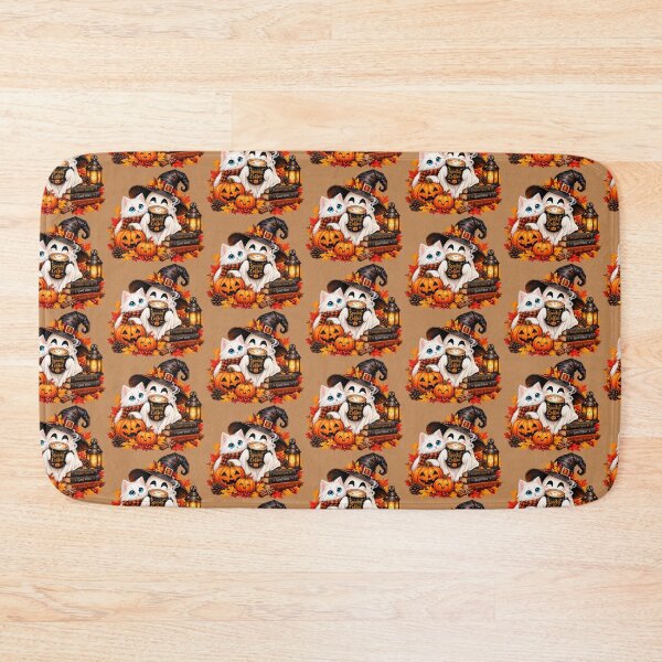 Item preview, Spooky Coffee Cat – Cozy Autumn Halloween designed and sold by Tianjie-Yishu.