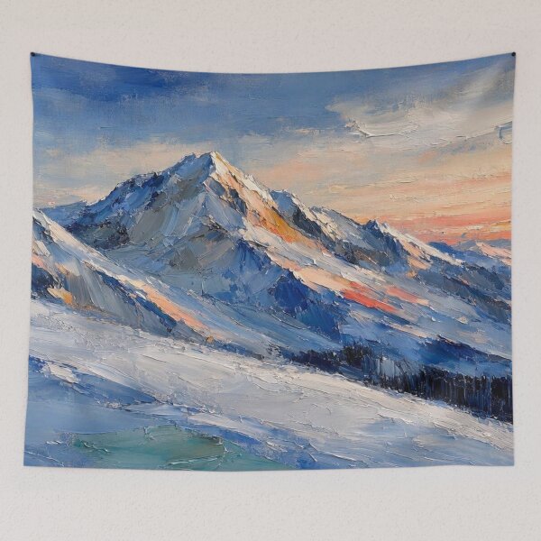 Item preview, Rock Alpine Mountain Peak at Sunrise Wall Art designed and sold by ShieldRockPrints.