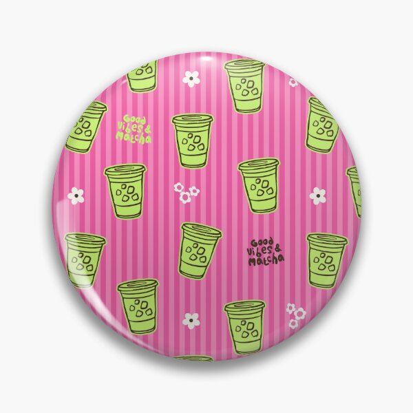 Item preview, Good Vibes And Matcha Pattern designed and sold by jianina-alondra.