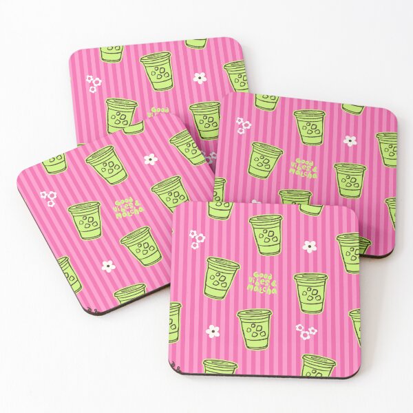 Item preview, Good Vibes And Matcha Pattern designed and sold by jianina-alondra.