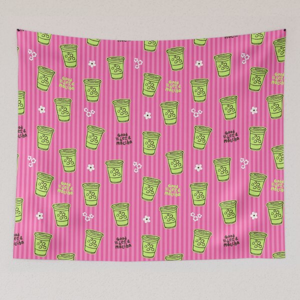 Item preview, Good Vibes And Matcha Pattern designed and sold by jianina-alondra.