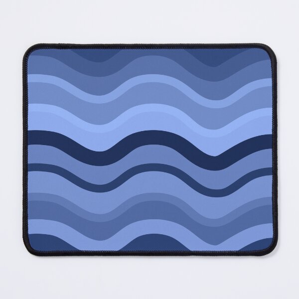 Item preview, Blue Waves Seamless Pattern - Abstract Ocean Wave Aesthetic designed and sold by ZorianArt.