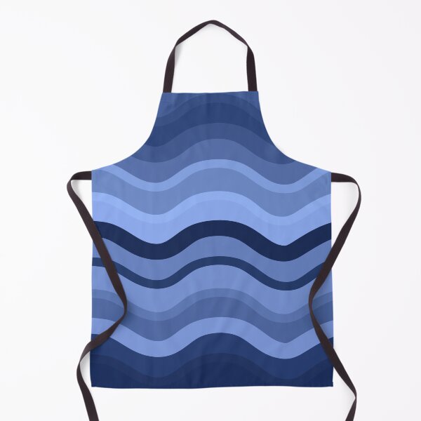 Item preview, Blue Waves Seamless Pattern - Abstract Ocean Wave Aesthetic designed and sold by ZorianArt.