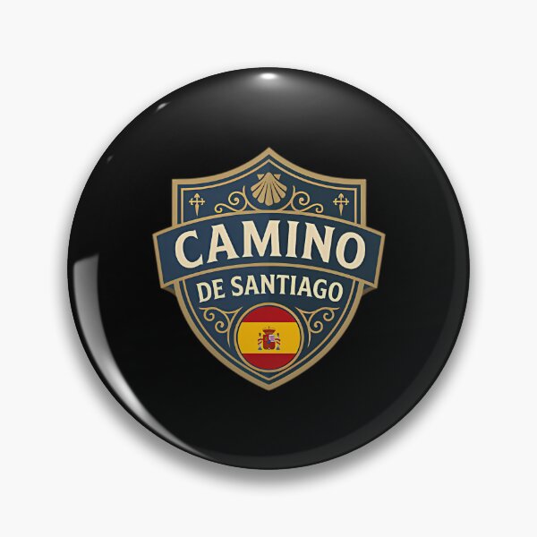 Item preview, Camino De Santiago Badge - Spanish Pilgrim Edition. designed and sold by BillieHernandez.