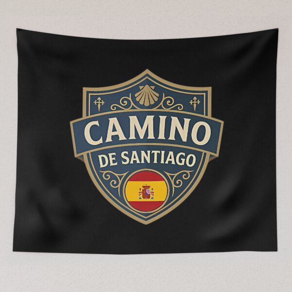 Item preview, Camino De Santiago Badge - Spanish Pilgrim Edition. designed and sold by BillieHernandez.