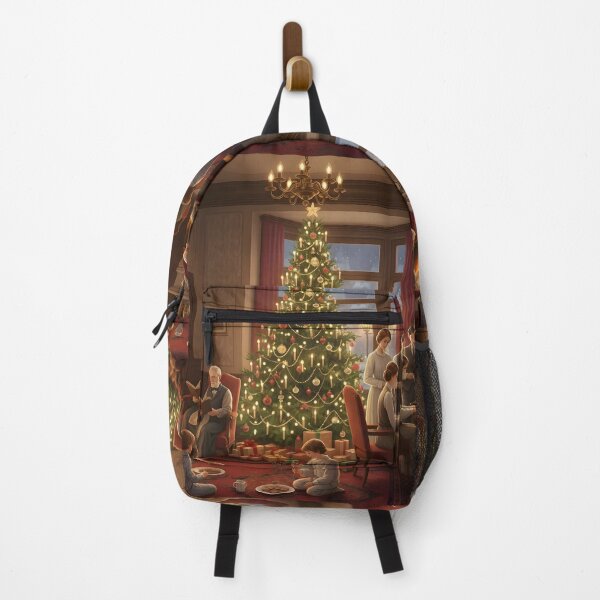 Item preview, Elegant Victorian Family Christmas Gathering Piano Fireside Scene designed and sold by VibranPalette.