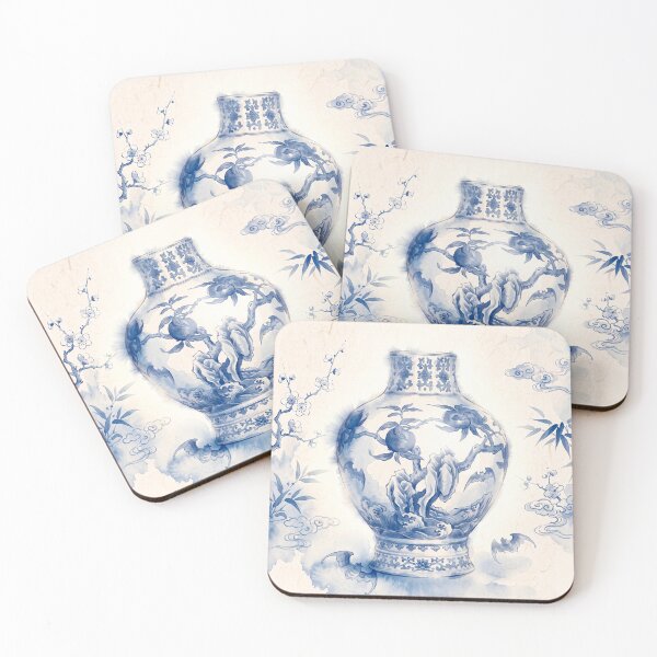 Item preview, Chinoiserie Peach Blossom Vase designed and sold by Fani*.