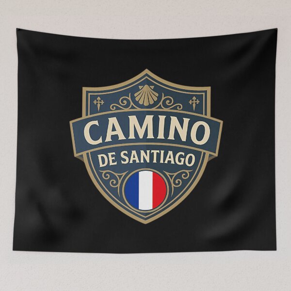 Item preview, Camino De Santiago Badge - French Pilgrim Edition designed and sold by BillieHernandez.