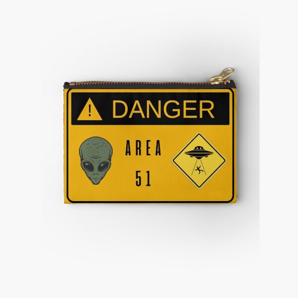 Item preview, Danger Area 51 Warning Sign Alien Abduction Graphic designed and sold by DonaFada.