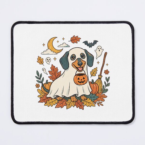 Item preview, Funny Dachshund Halloween Shirt, Doxie Dog Tee, Cute Wiener Dog T-Shirt, Spooky Season Outfit, Dog Mom Gift, Fall Dog Lover Shirt designed and sold by aladden.