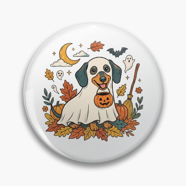 Item preview, Funny Dachshund Halloween Shirt, Doxie Dog Tee, Cute Wiener Dog T-Shirt, Spooky Season Outfit, Dog Mom Gift, Fall Dog Lover Shirt designed and sold by aladden.