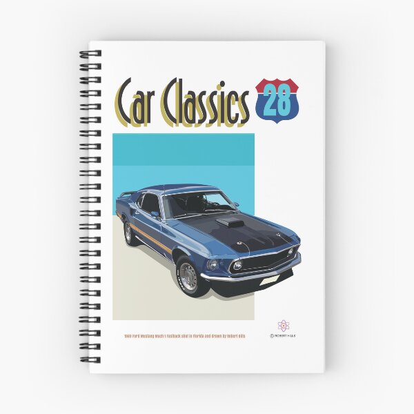 Item preview, 1969 Ford Mustang Mach 1 Art Poster Series designed and sold by Robert Hills.