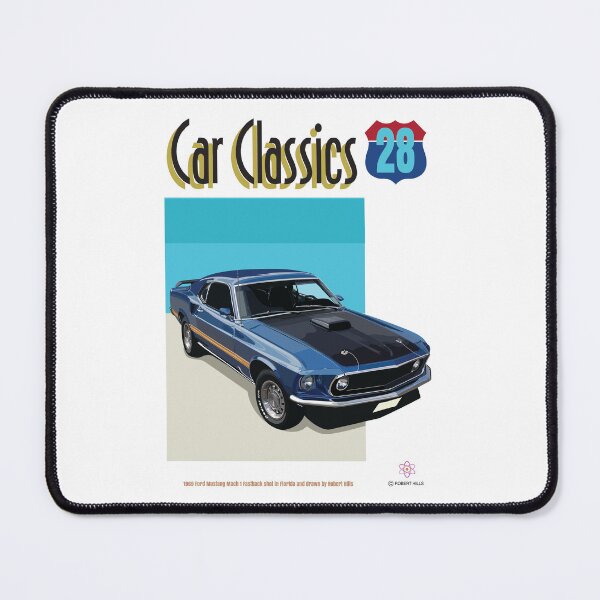 Item preview, 1969 Ford Mustang Mach 1 Art Poster Series designed and sold by Robert Hills.