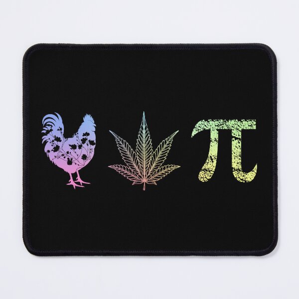 Item preview, Chicken Pot Pi 420 Marijuana Math Funny Gift for Men designed and sold by ScienceCorner.