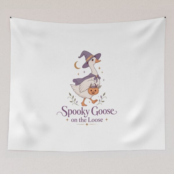 Item preview, Spooky Goose on the Loose designed and sold by LuveraxArt.